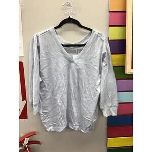 Barefoot  dreams slub burnout jersey dolman sleeve vneck tee XS small spot